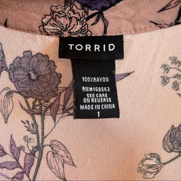 Torrid Wrap Blouse - Picture 4 of 4